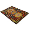 Handmade Turkish Design Wool Kilim 3' 4" x 4' 9" ft / 102 x 146 cm - No. P34987