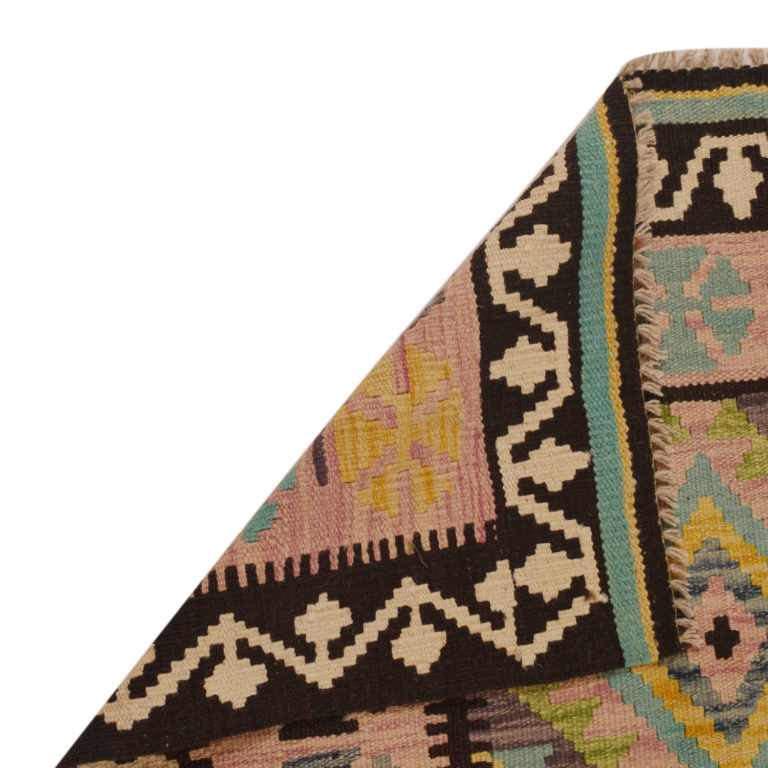 Small Size Chobi Kilim 3' 3" x 4' 10" ft / 98 x 148 cm - No. P34990