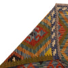 Hand Woven Wool Kelim Runner 2' 0" x 9' 7" ft / 61 x 292 cm - No. P34998