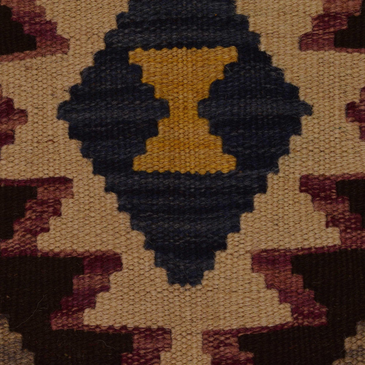 Handmade Afghan Vegetable Kilim 3' 2" x 4' 10" ft / 97 x 147 cm - No. P35001