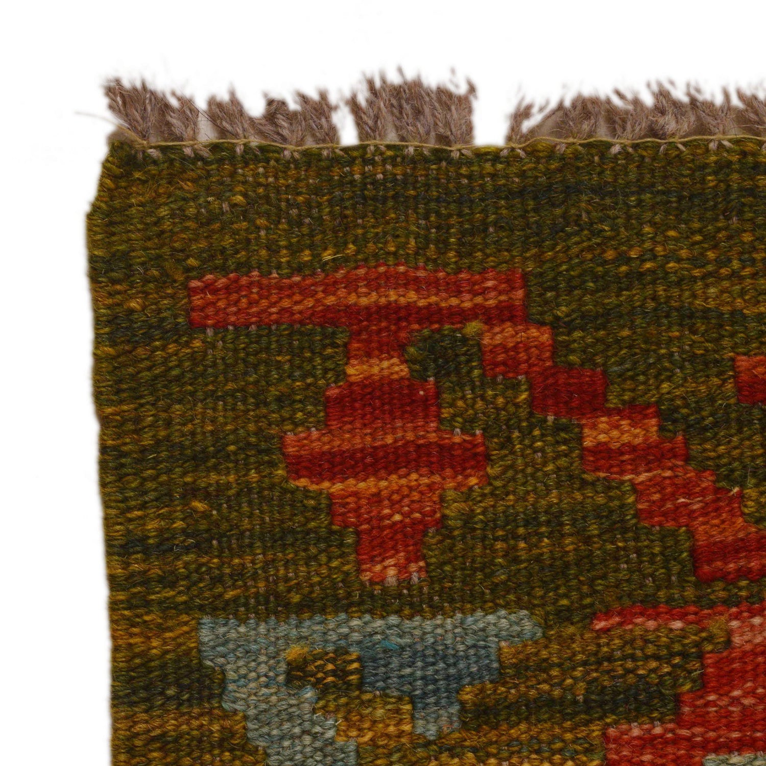 Handmade Vegetable Kelim Runner 1' 8"x 6' 8" ft / 51 x 204 cm - No. P35004