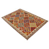 Hand Knotted Flatweave Kilim 3' 7" x 5' 1" ft / 108 x 155 cm - No. P35005