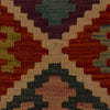Hand Knotted Flatweave Kilim 3' 7" x 5' 1" ft / 108 x 155 cm - No. P35005