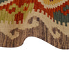 Hand Knotted Flatweave Kilim 3' 7" x 5' 1" ft / 108 x 155 cm - No. P35005