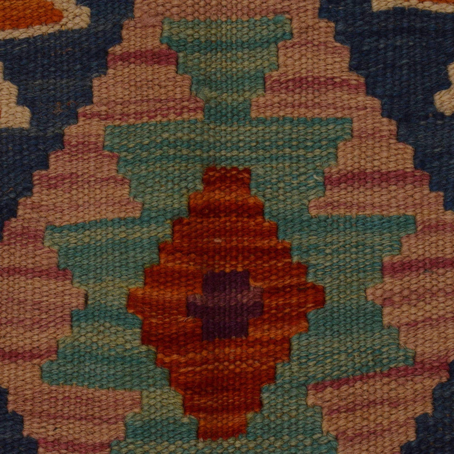 Hand Knotted Flatweave Kilim 3' 3" x 5' 5" ft / 98 x 166 cm - No. P35007