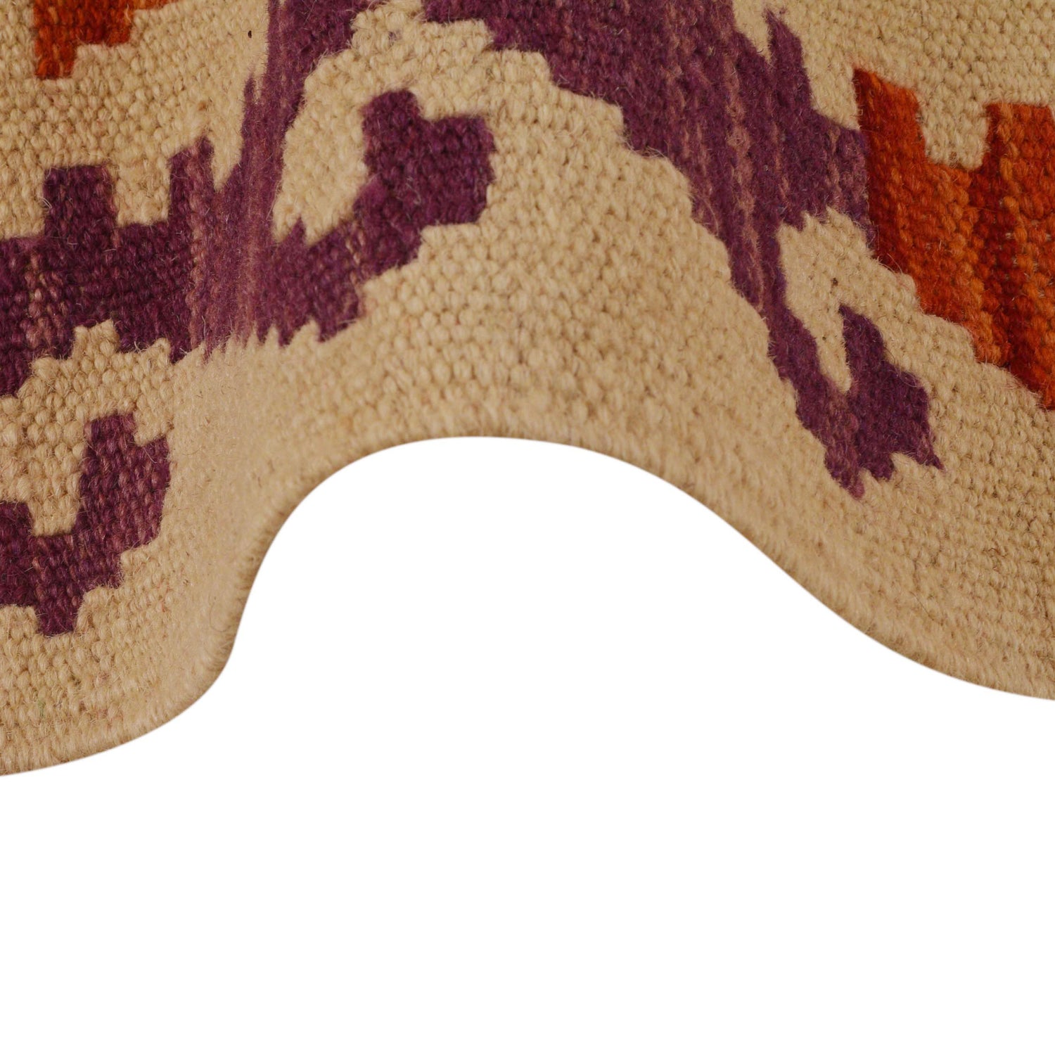 Hand Knotted Flatweave Kilim 3' 3" x 5' 5" ft / 98 x 166 cm - No. P35007