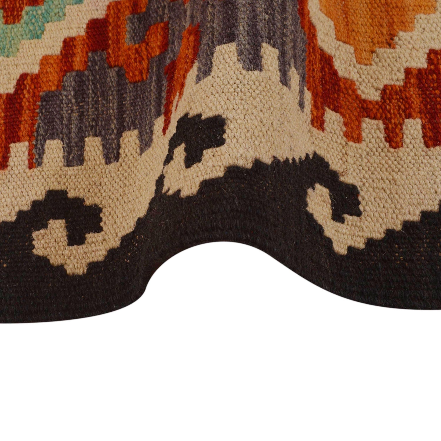 Small Size Chobi Kilim 2' 9" x 4' 3" ft / 83 x 130 cm - No. P35011