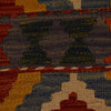 Hand Knotted Afghan Style Kilim Runner 2' 6"x 6' 6" ft / 76 x 197 cm - No. P35013