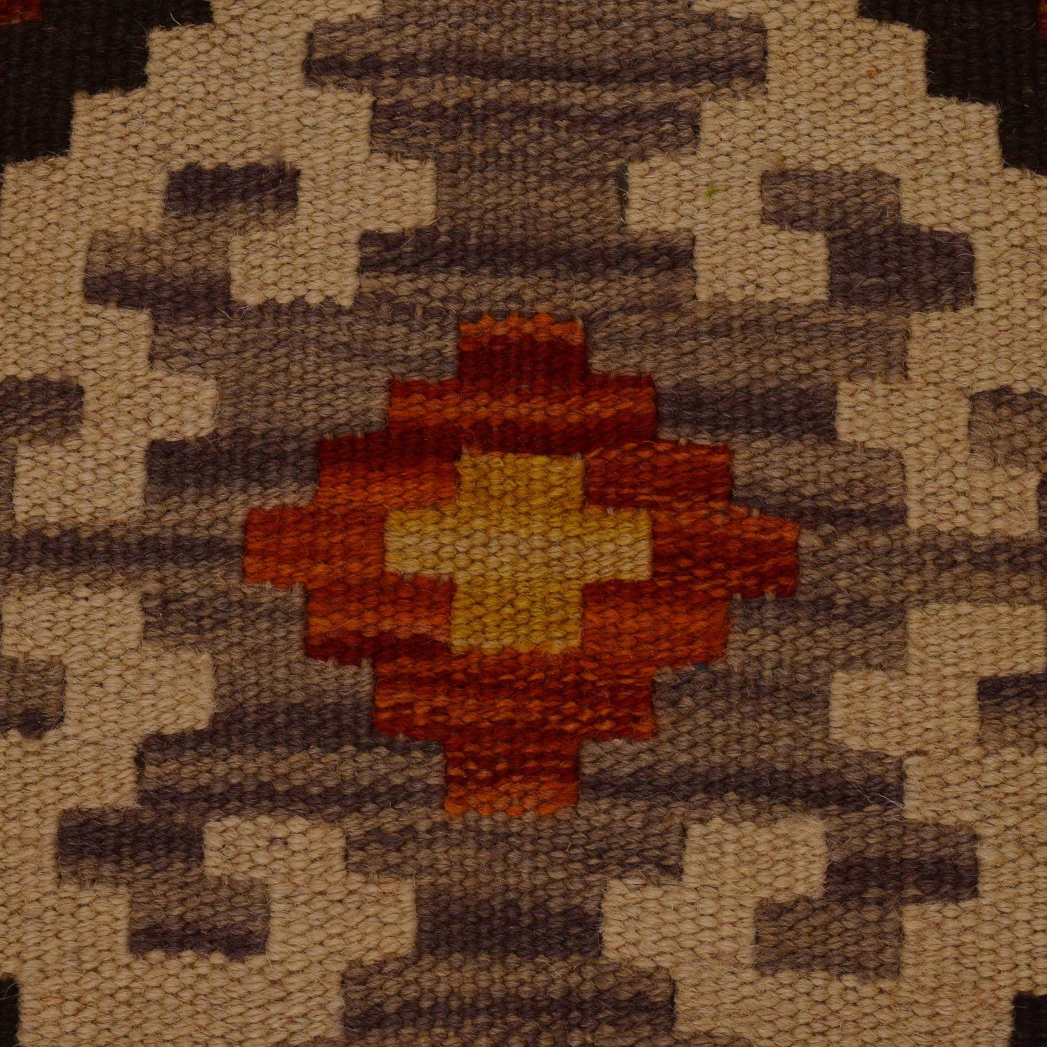 Handmade Afghan Vegetable Kilim 3' 2" x 5' 1" ft / 97 x 156 cm - No. P35015