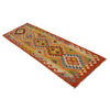 Hand Woven Wool Kelim Runner 2' 3"x 6' 7" ft / 68 x 200 cm - No. P35020