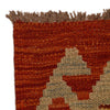 Hand Woven Wool Kelim Runner 2' 3"x 6' 7" ft / 68 x 200 cm - No. P35020
