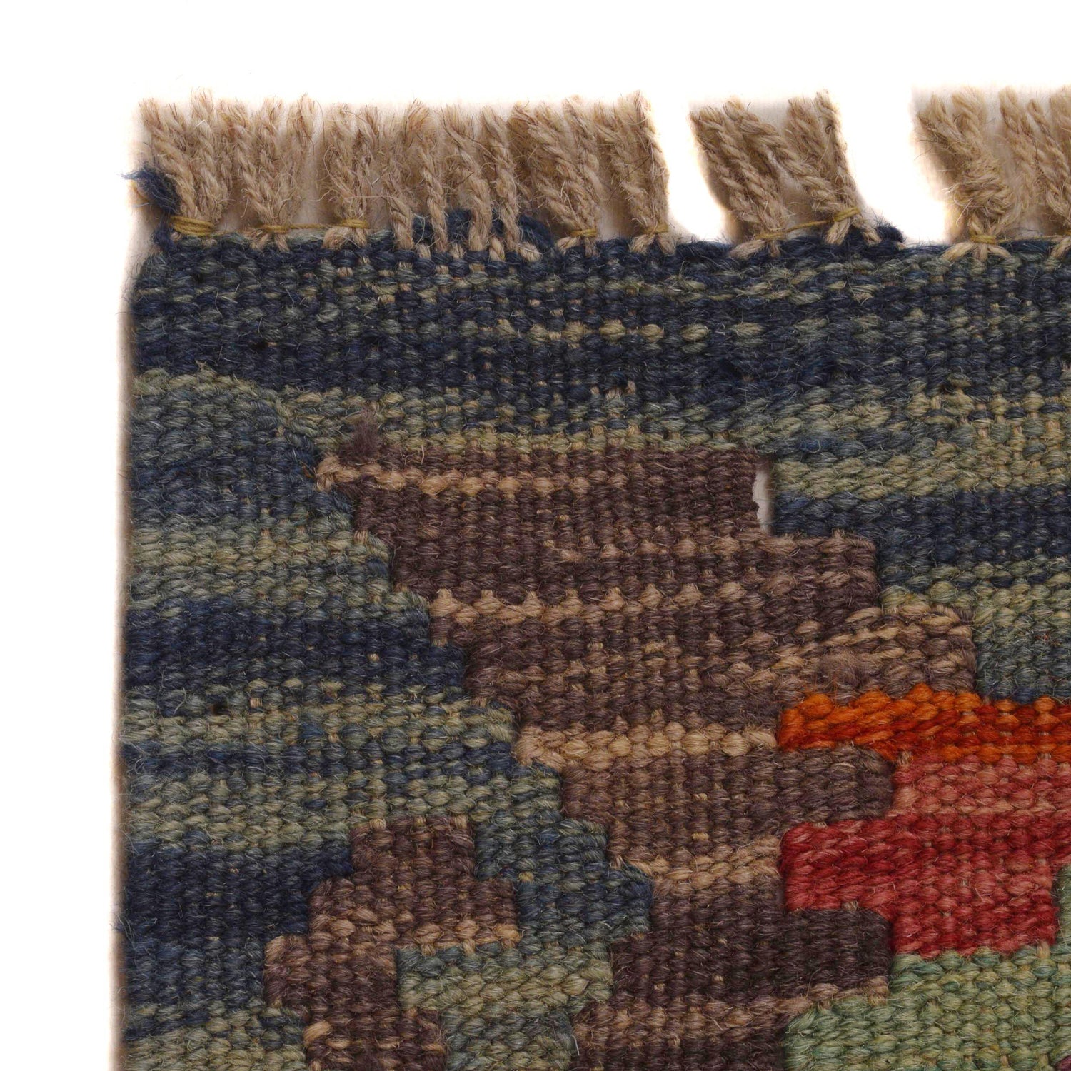 Handmade Afghan Vegetable Kilim 5' 9" x 8' 5" ft / 176 x 257 cm - No. P35038