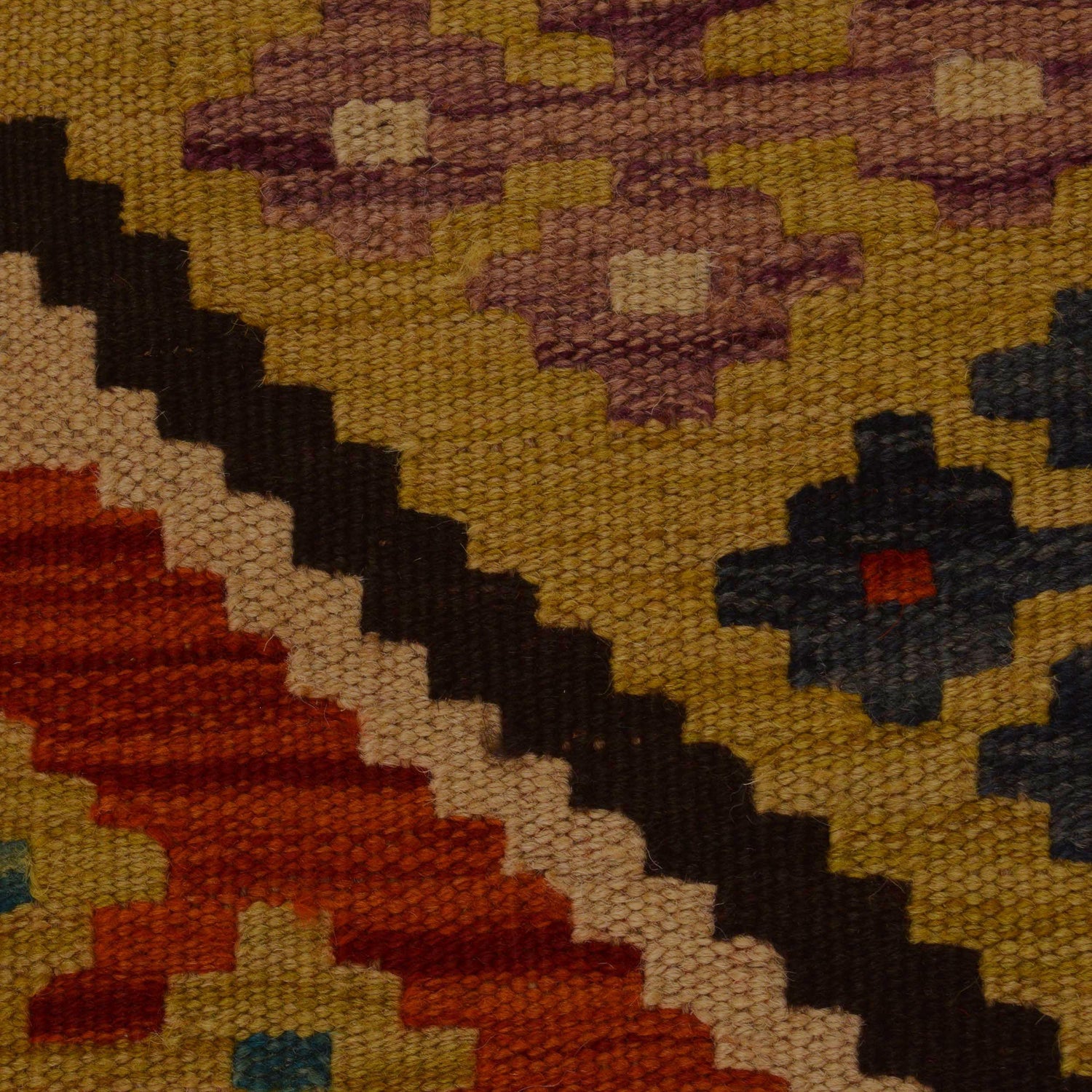 Handmade Vegetable Kilim 5' 10" x 7' 7" ft / 177 x 232 cm - No. P35047