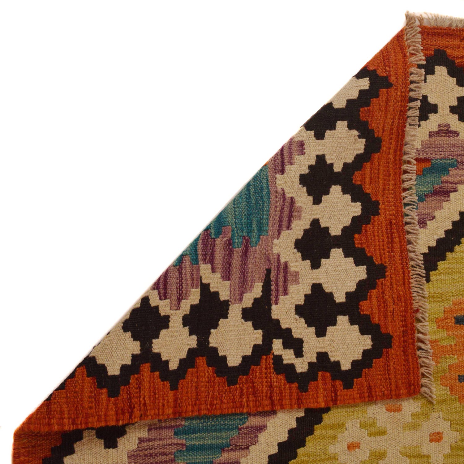 Handmade Vegetable Kilim 5' 10" x 7' 7" ft / 177 x 232 cm - No. P35047