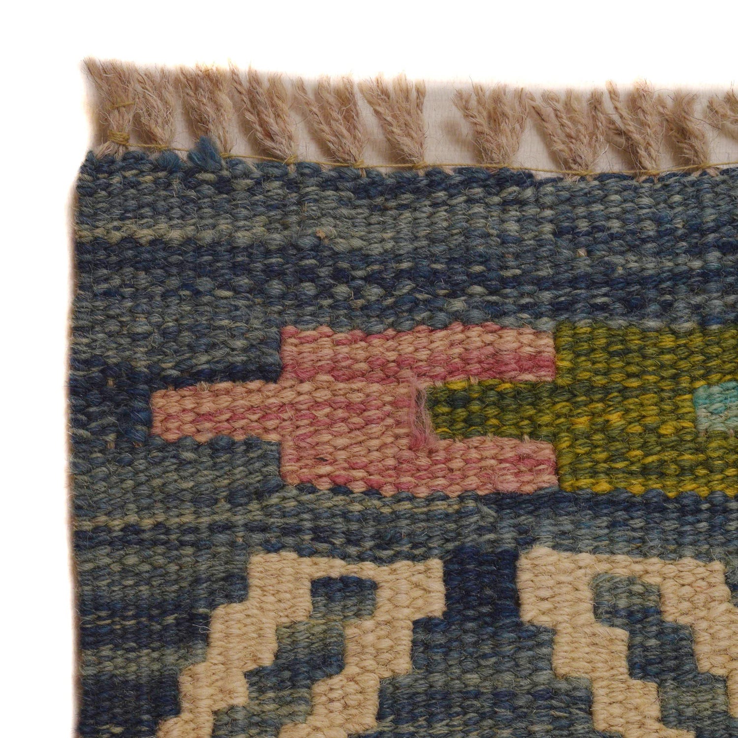 Handmade Turkish Design Wool Kilim 5' 8" x 8' 4" ft / 172 x 255 cm - No. P35048