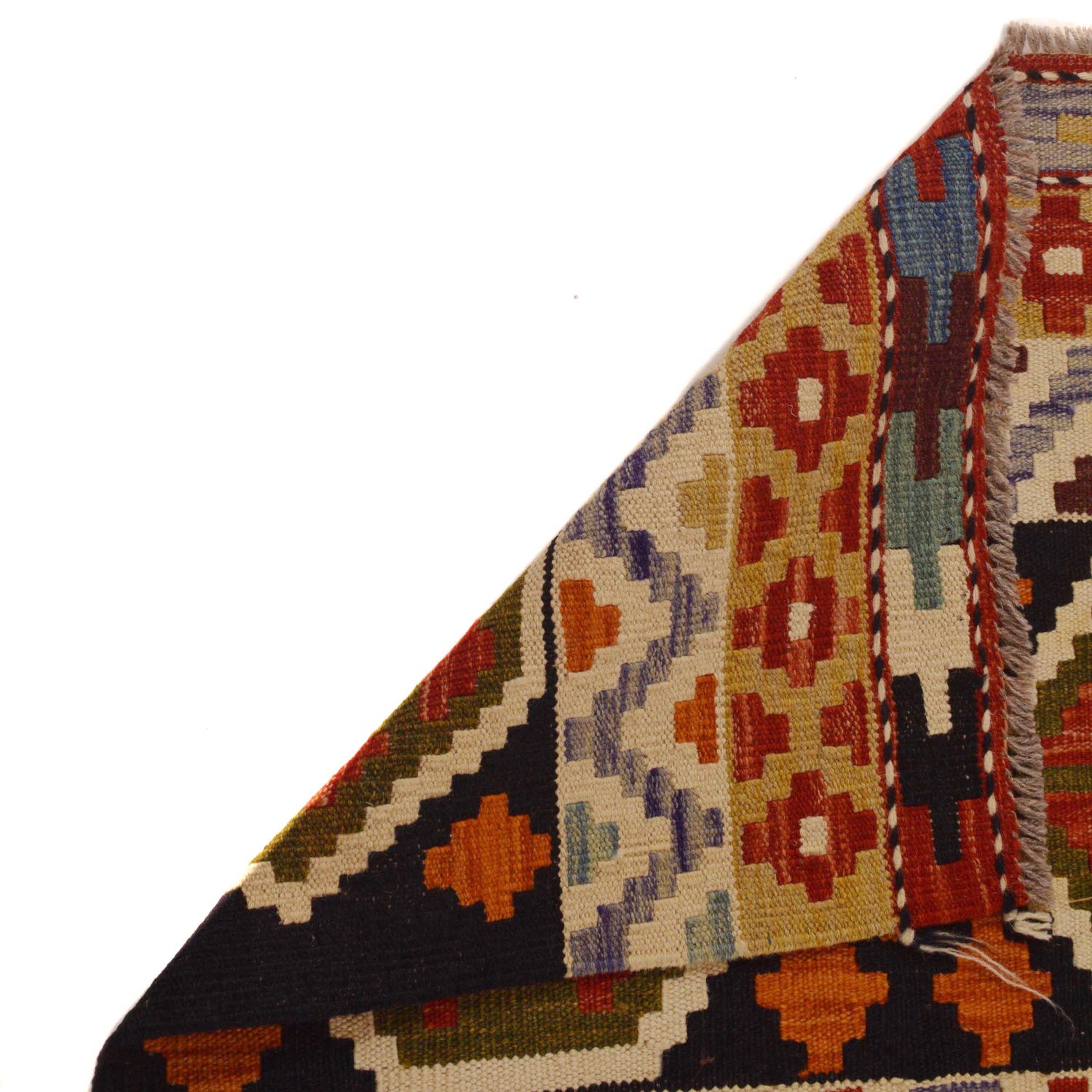Handmade Vegetable Kilim 4' 10" x 7' 5" ft / 148 x 226 cm - No. P35050