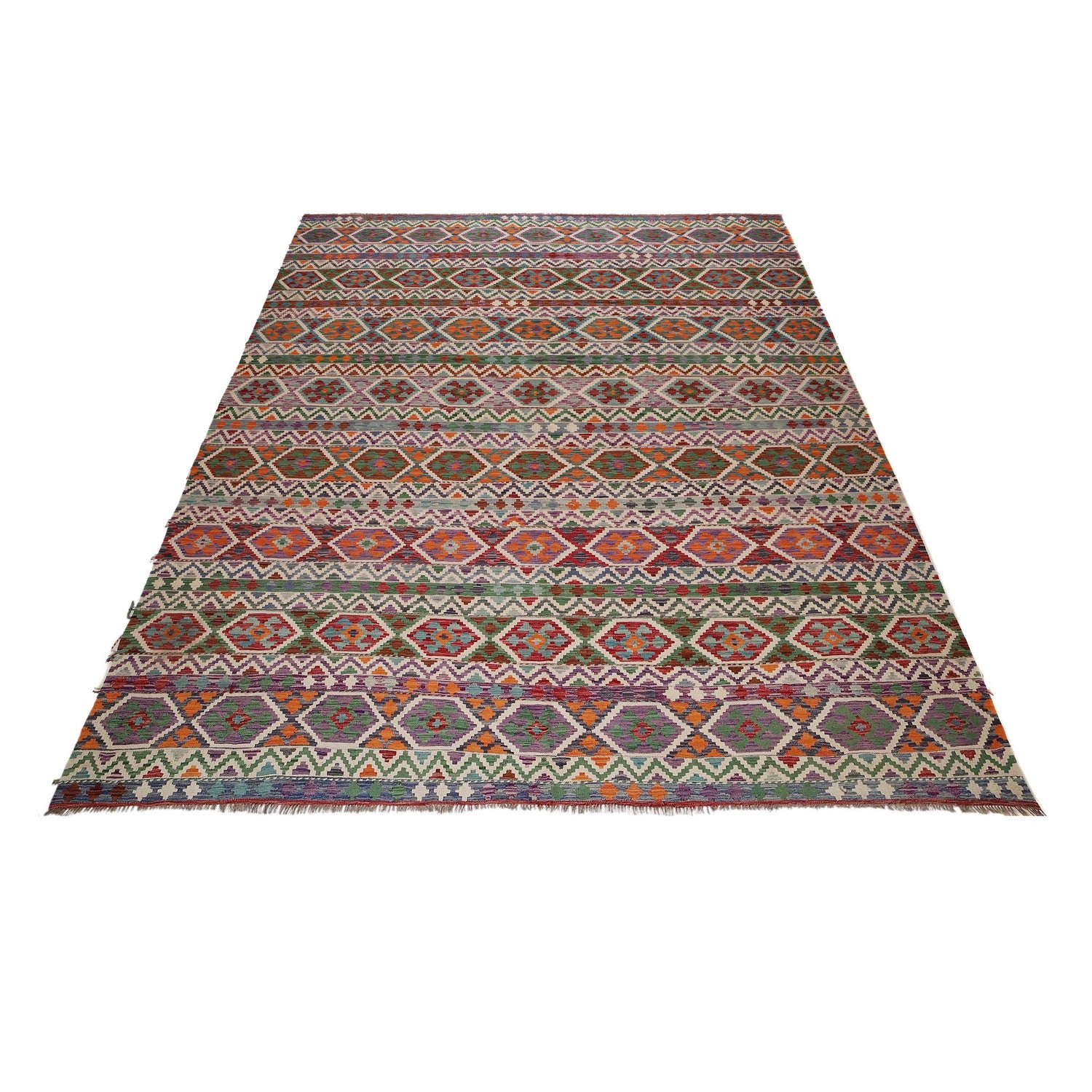 Large Size Chobi Kilim 10' 5" x 13' 5" ft / 317 x 409 cm - No. P35062