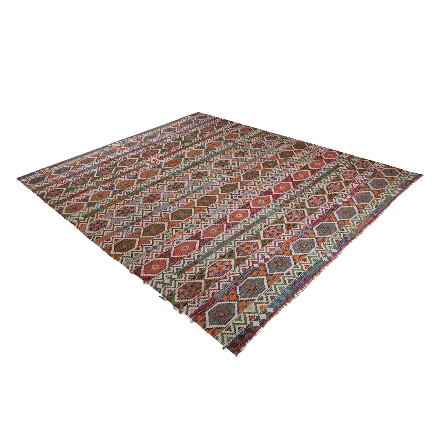Large Size Chobi Kilim 10' 5" x 13' 5" ft / 317 x 409 cm - No. P35062