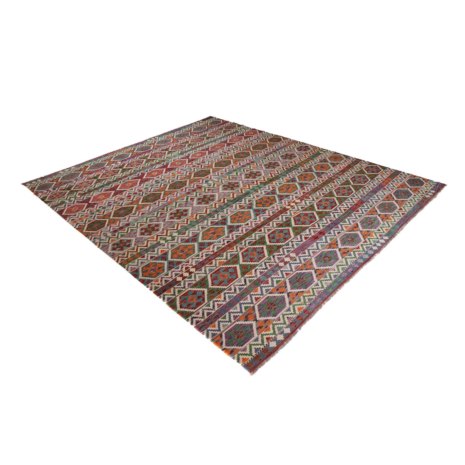 Large Size Chobi Kilim 10' 5" x 13' 5" ft / 317 x 409 cm - No. P35062
