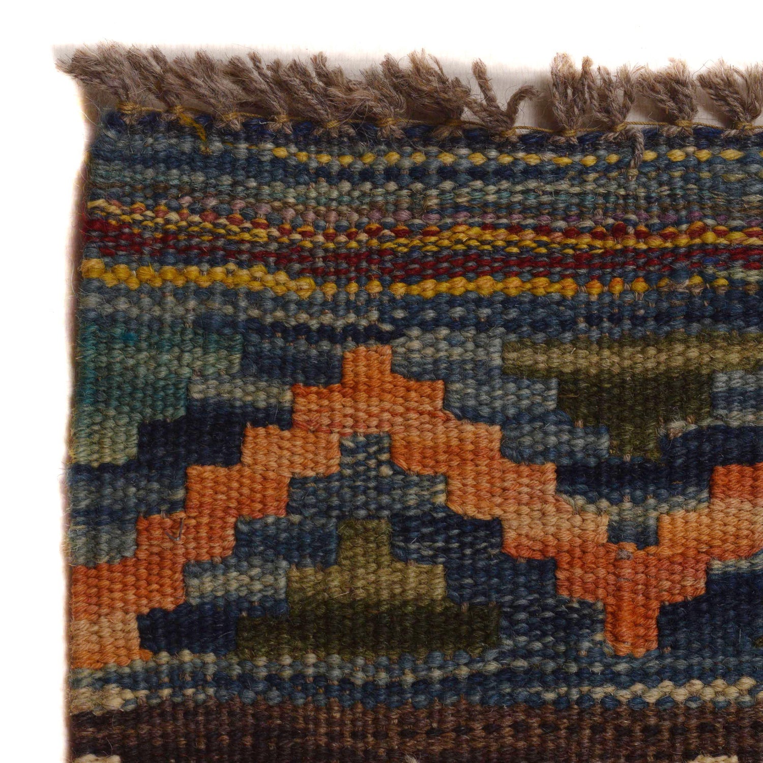 Hand Made Afghan Kilim 9' 9" x 12' 10" ft / 296 x 390 cm - No. P35064