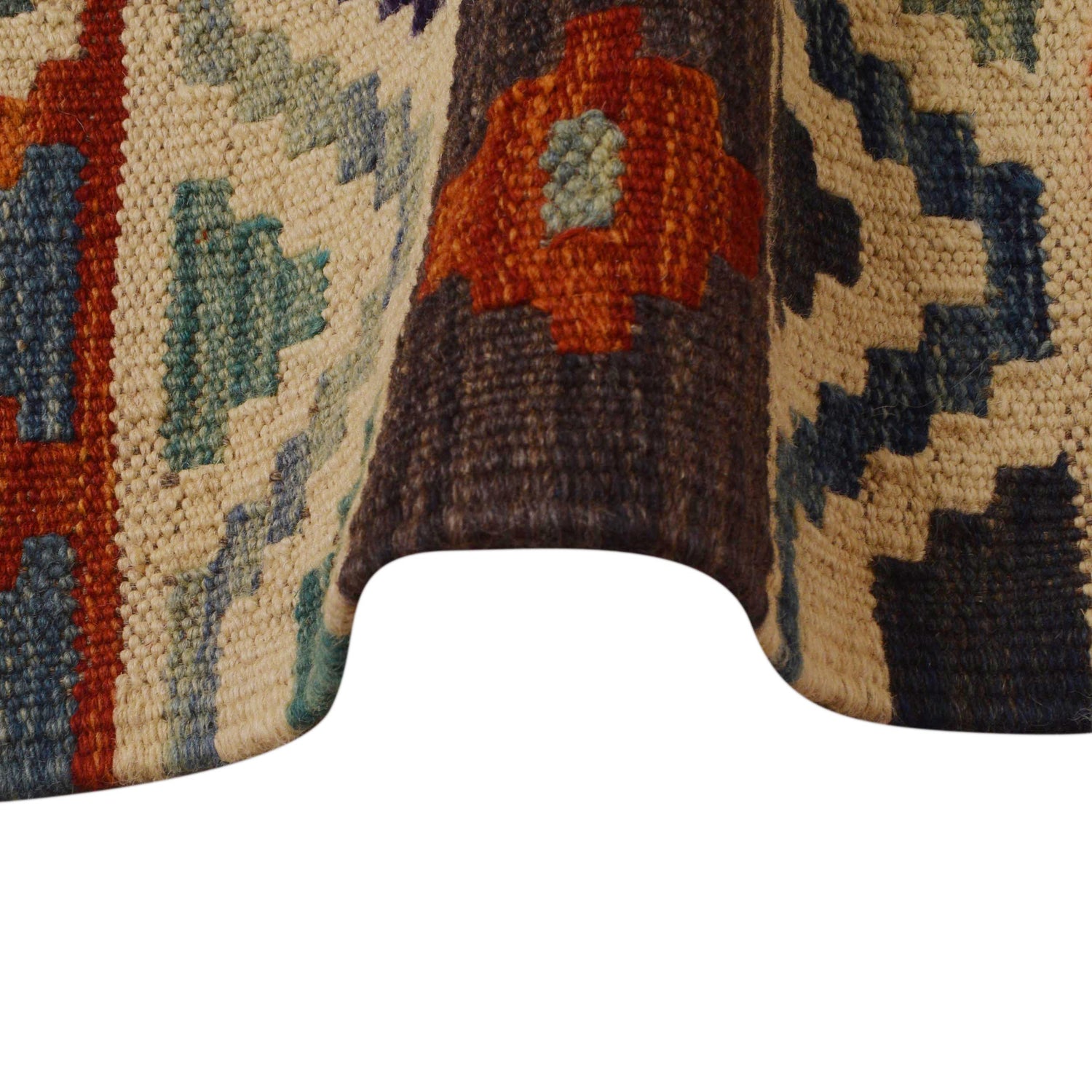 Handmade Turkish Design Wool Kilim 8' 2" x 11' 7" ft / 250 x 354 cm - No. P35068