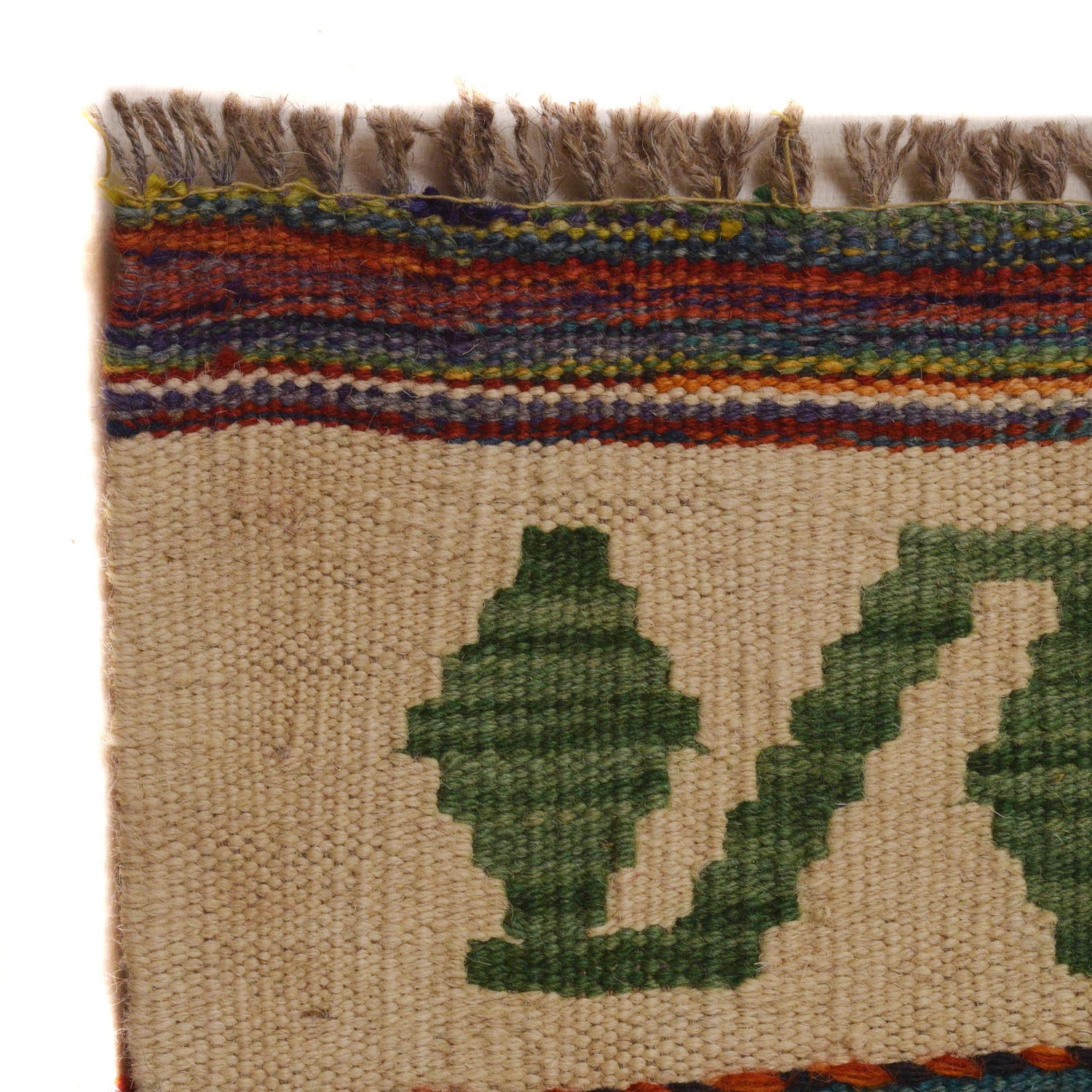 Hand Knotted Afghan Style Kilim 9' 10" x 13' 1" ft / 299 x 400 cm - No. P35069