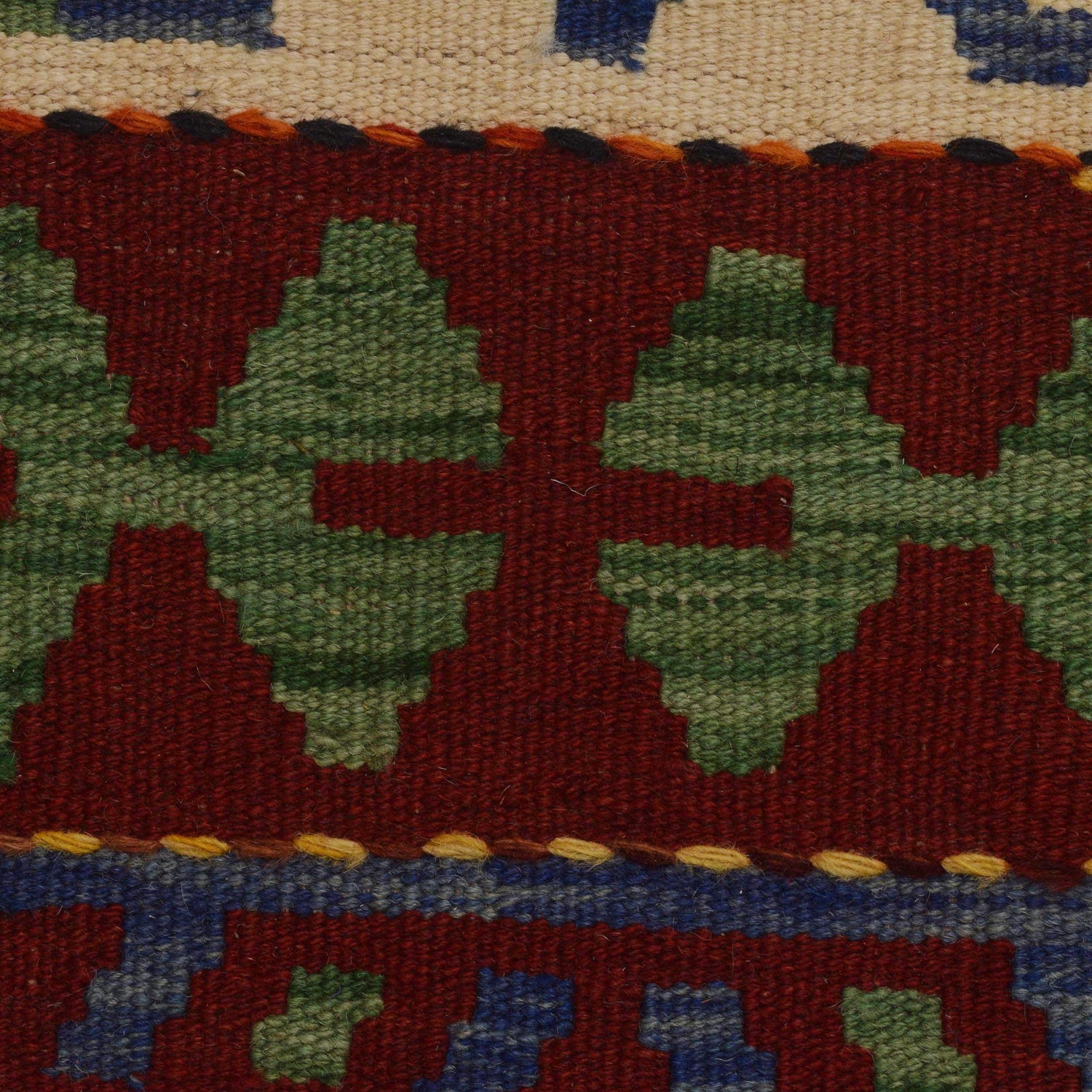 Hand Knotted Afghan Style Kilim 9' 10" x 13' 1" ft / 299 x 400 cm - No. P35069