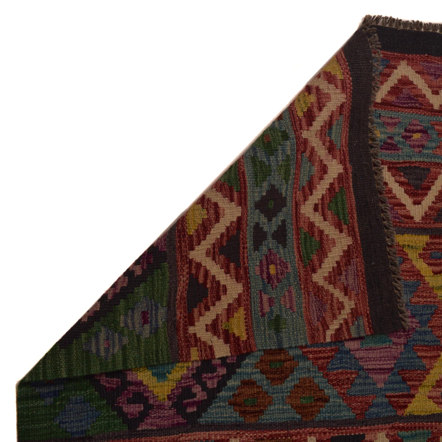Hand Knotted Flatweave Kilim 8' 7" x 11' 4" ft / 262 x 345 cm - No. P35073