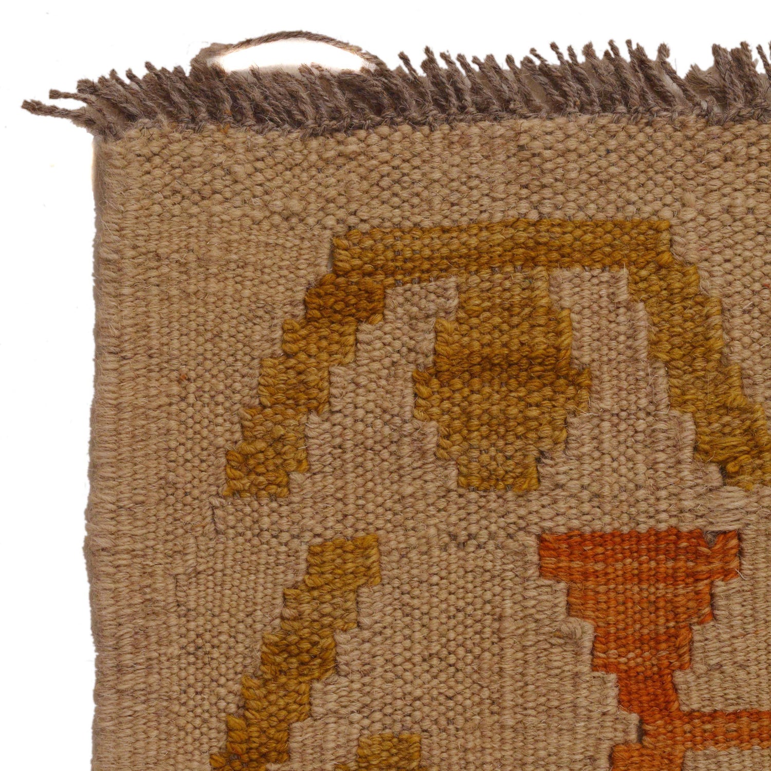 Hand Knotted Flatweave Kilim 5' 3" x 6' 4" ft / 159 x 192 cm - No. P35076