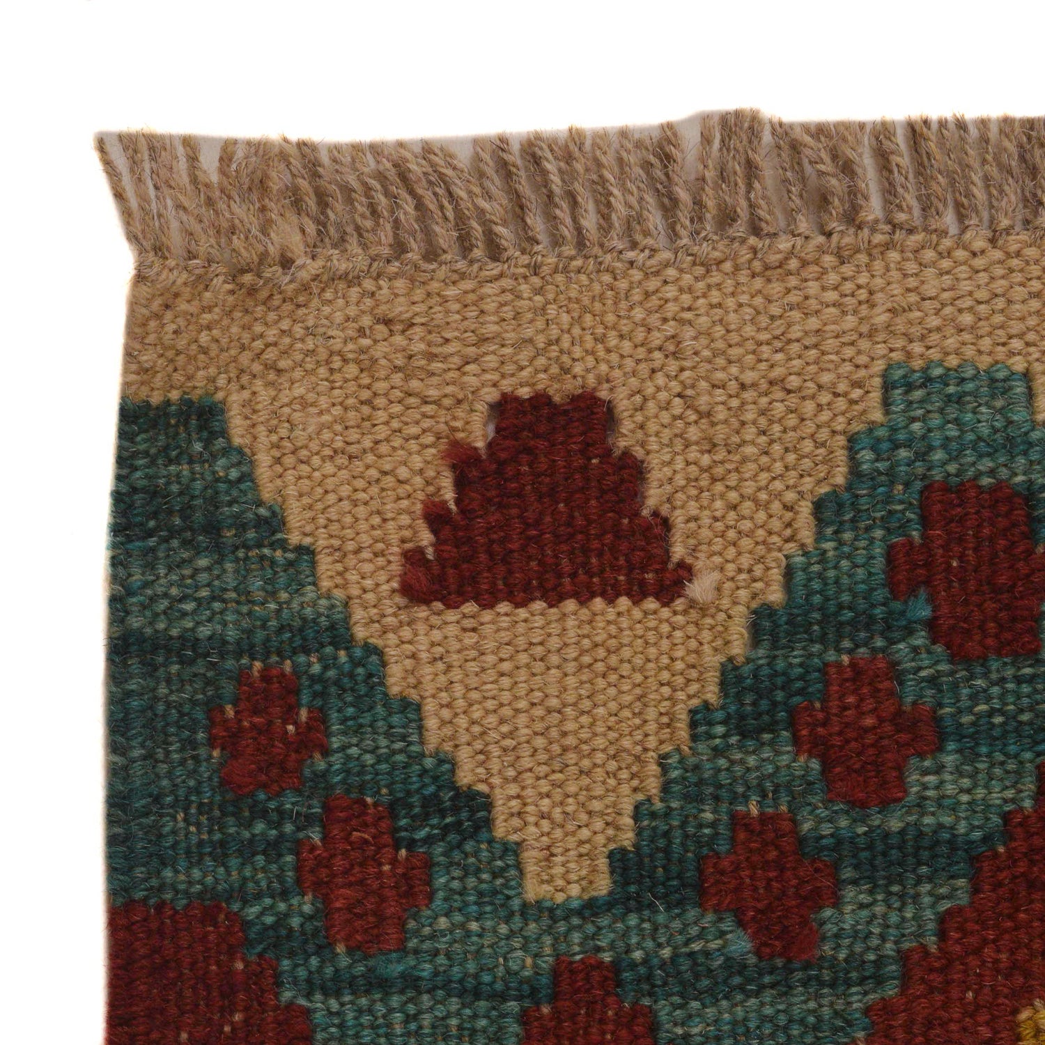 Handmade Turkish Design Wool Kilim 4' 3" x 5' 7" ft / 129 x 170 cm - No. P35079