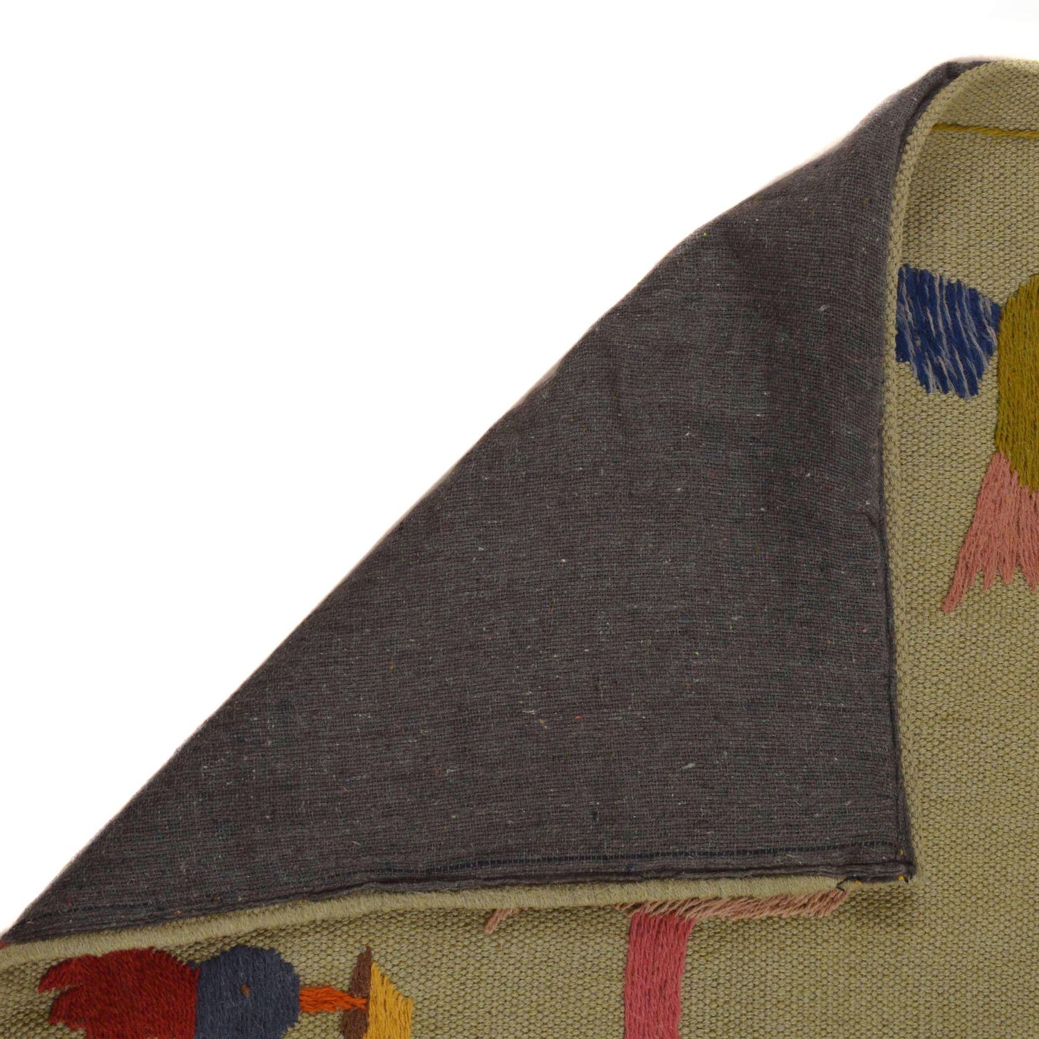 Hand Made Embroidery Kilim 2' 0"x 6' 2" ft / 60 x 187 cm - No. P35158