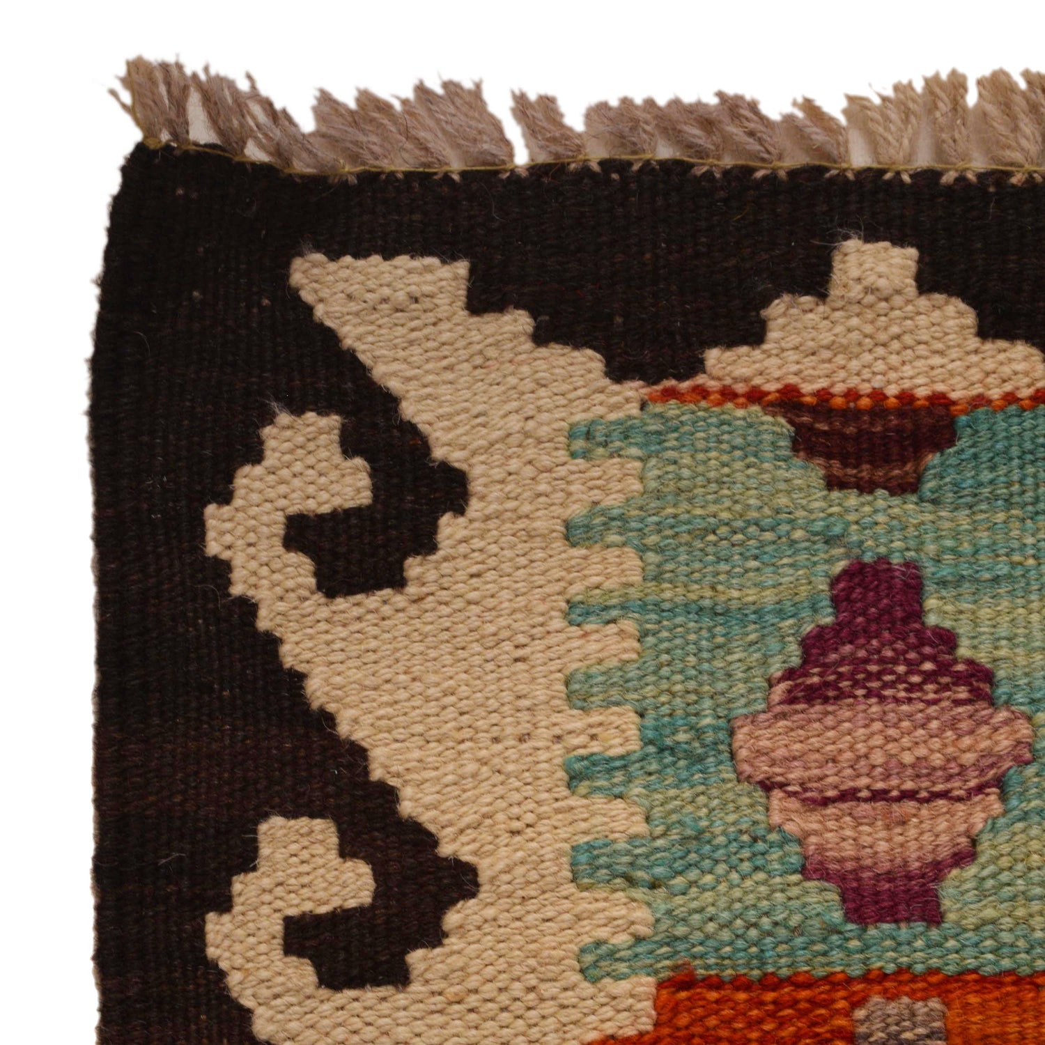 Handmade Vegetable Kilim 4' 11" x 6' 7" ft / 150 x 200 cm - No. P35226