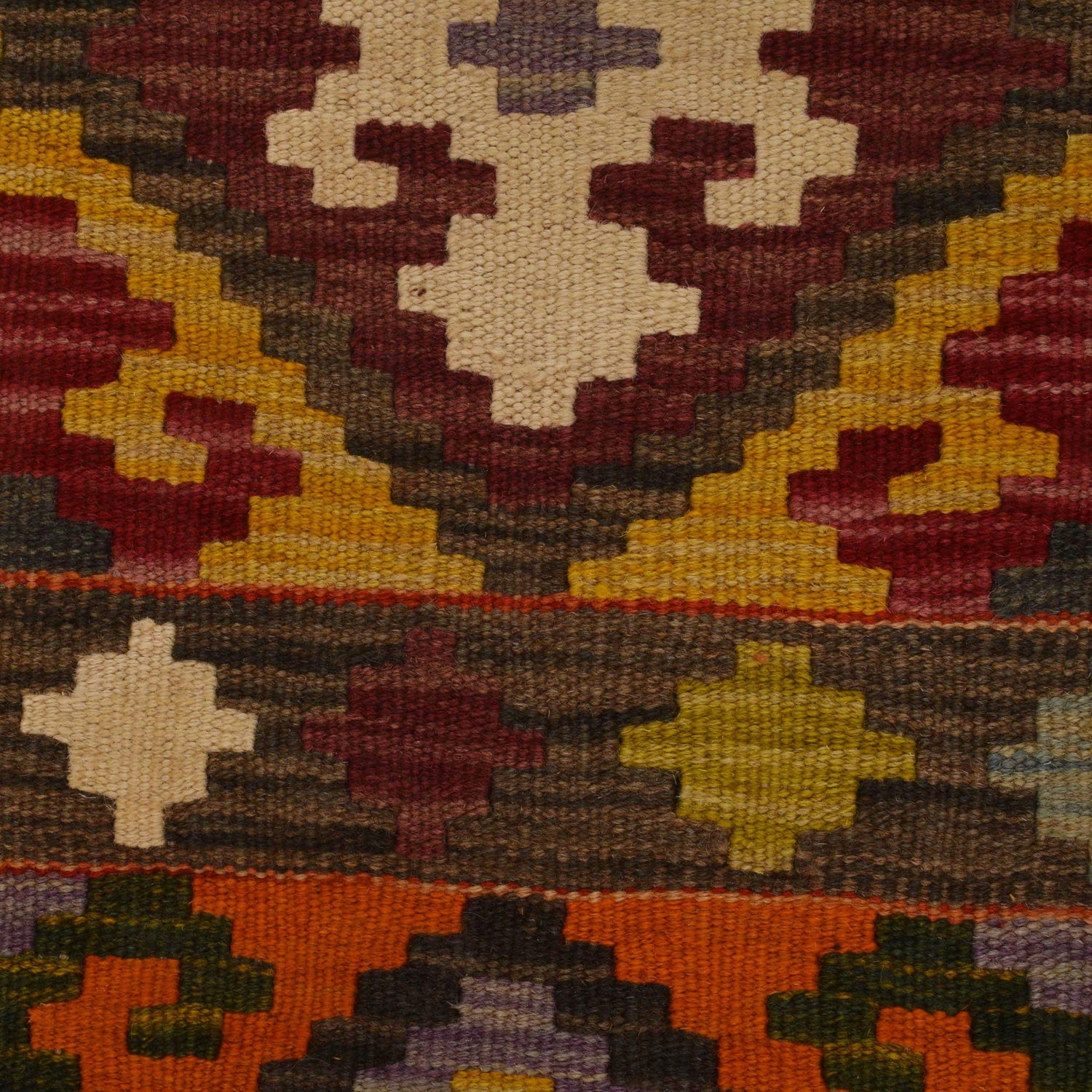 Handmade Vegetable Kelim 4' 11" x 6' 9" ft / 150 x 207 cm - No. P35229