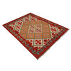 Hand Made Afghan Kilim 3' 4" x 4' 9" ft / 102 x 146 cm - No. P35314