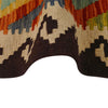 Multi Color ful Flat-Weave Wool Kilim 3' 5" x 5' 1" ft / 103 x 155 cm - No. P35328
