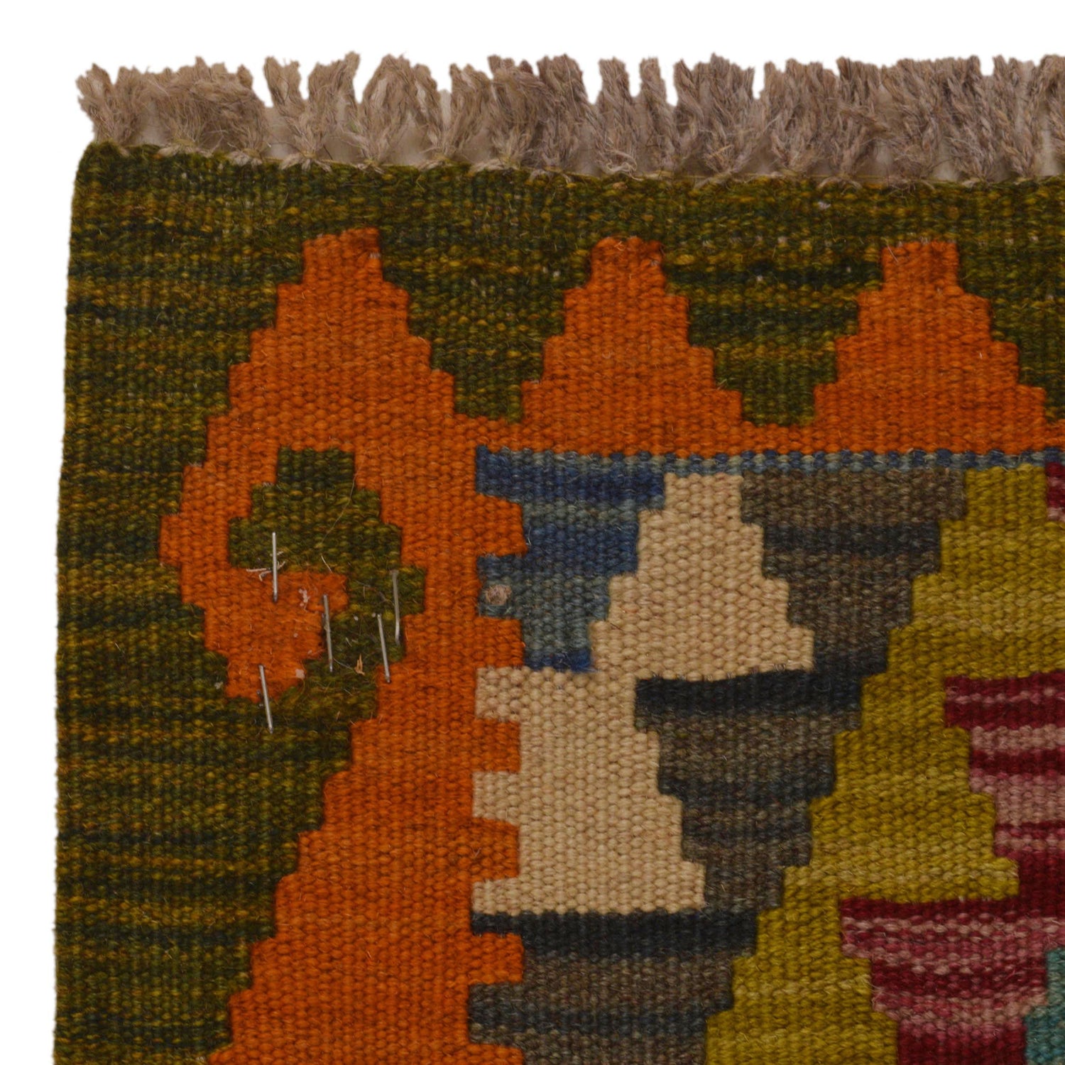 Short Chobi Kilim Runner 1' 10" x 6' 4" ft / 56 x 194 cm - No. P35347