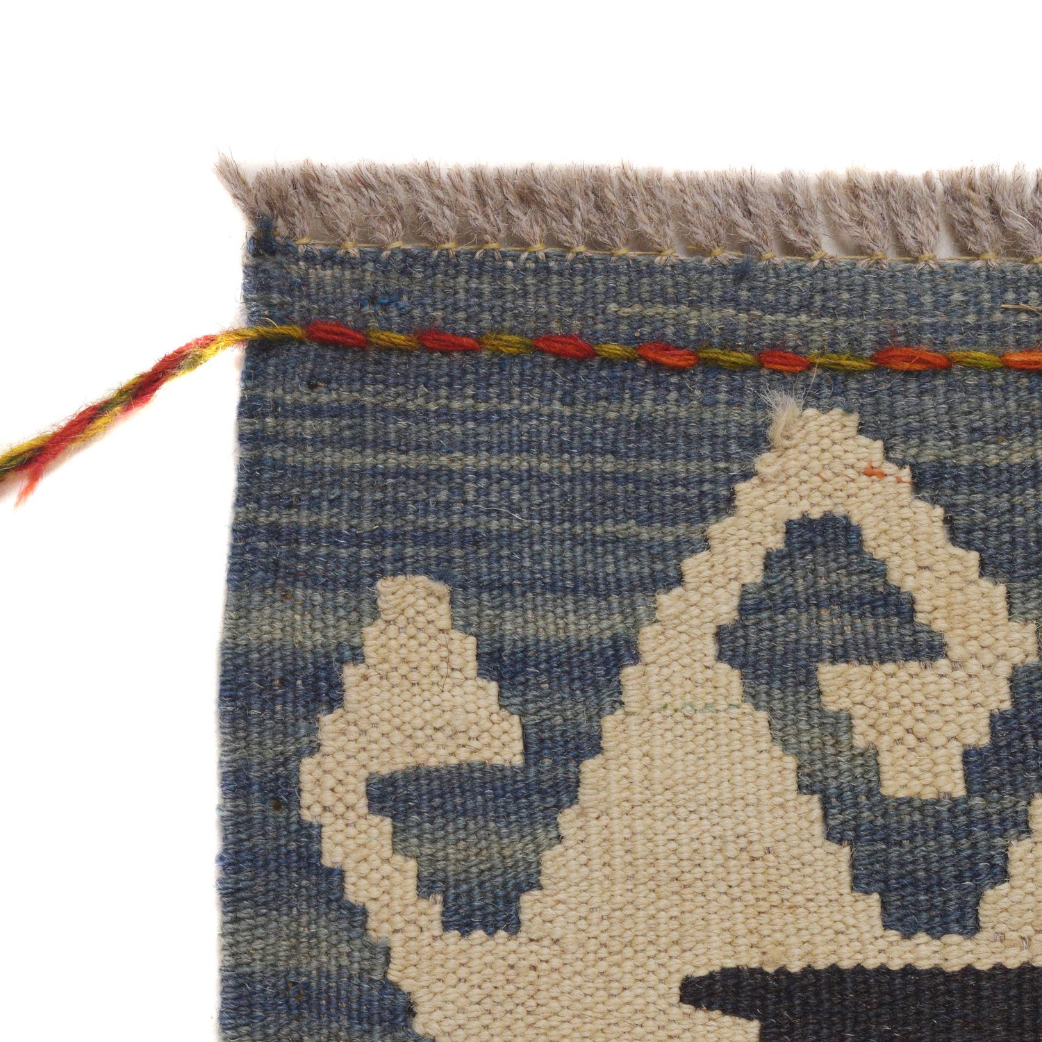 Handmade Vegetable Kilim Runner 2' 6" x 9' 8" ft / 77 x 295 cm - No. P35351