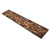 Hand Woven Wool Kelim Runner 1' 10" x 9' 5" ft / 55 x 288 cm - No. P35360