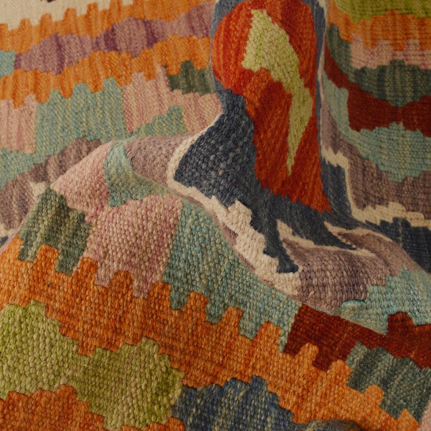 Small Size Chobi Kilim 2' 7" x 4' 4" ft / 80 x 133 cm - No. P35368