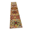 Handmade Vegetable Kelim Runner 1' 7" x 9' 8" ft / 49 x 295 cm - No. P35376