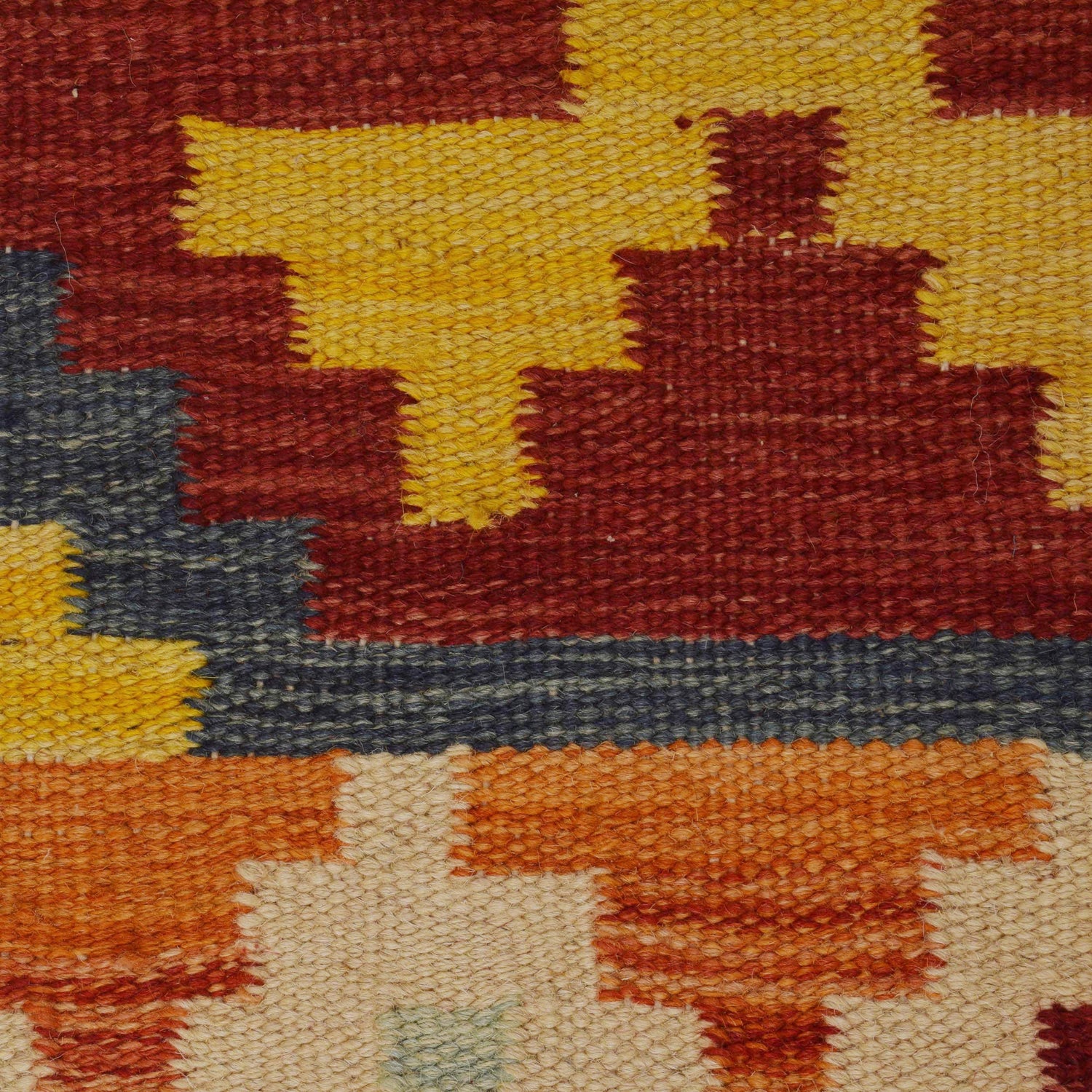 Handmade Vegetable Kelim Runner 1' 7" x 9' 8" ft / 49 x 295 cm - No. P35376