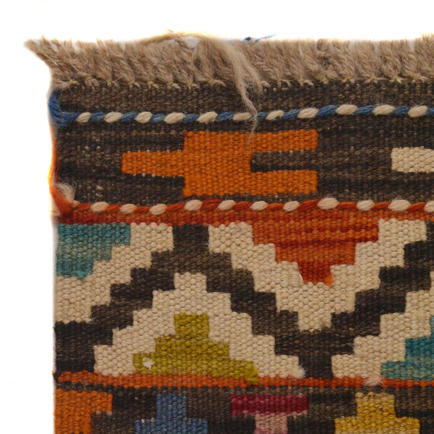 Hand Made Afghan Kilim Runner 2' 5" x 8' 3" ft / 74 x 252 cm - No. P35377