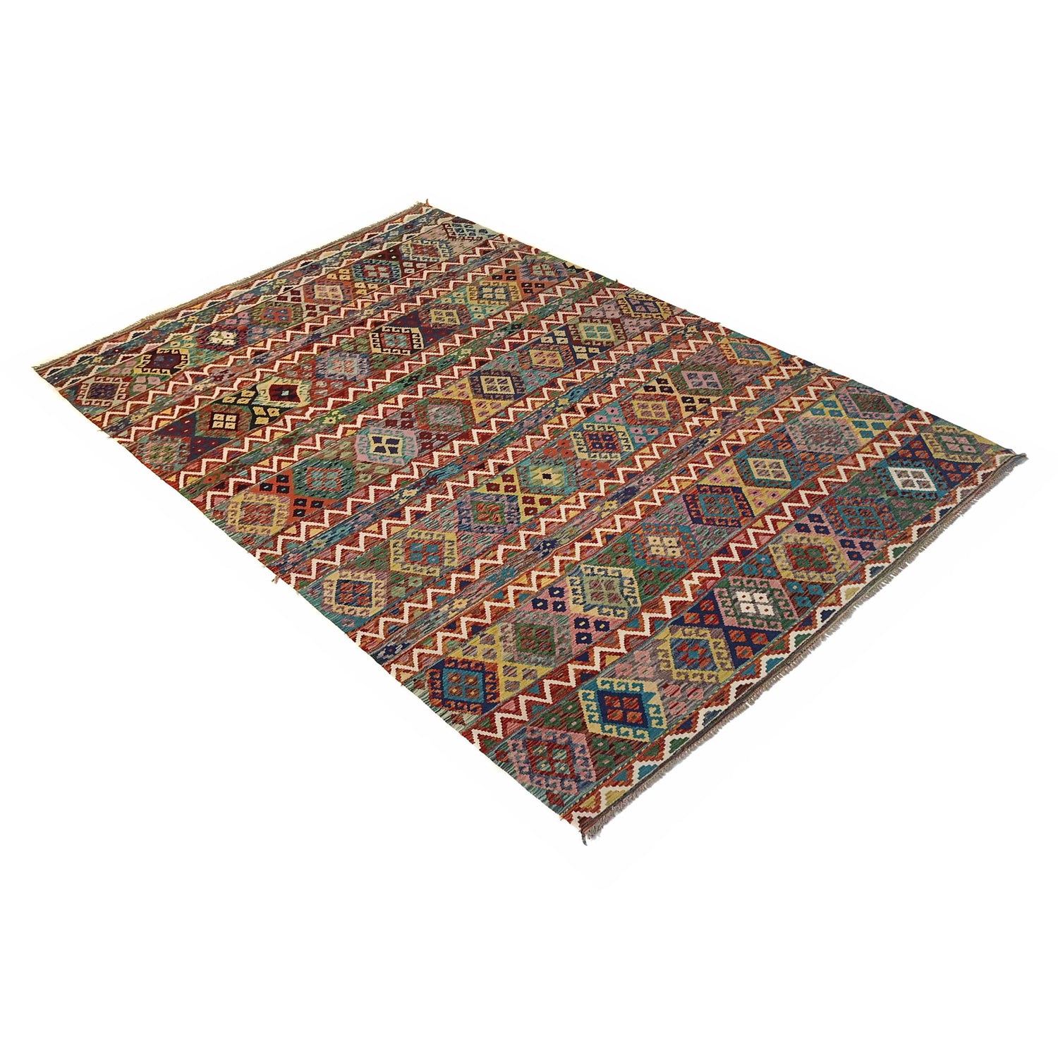 Handmade Vegetable Kilim 8' 2" x 11' 2" ft / 248 x 340 cm - No. P35384