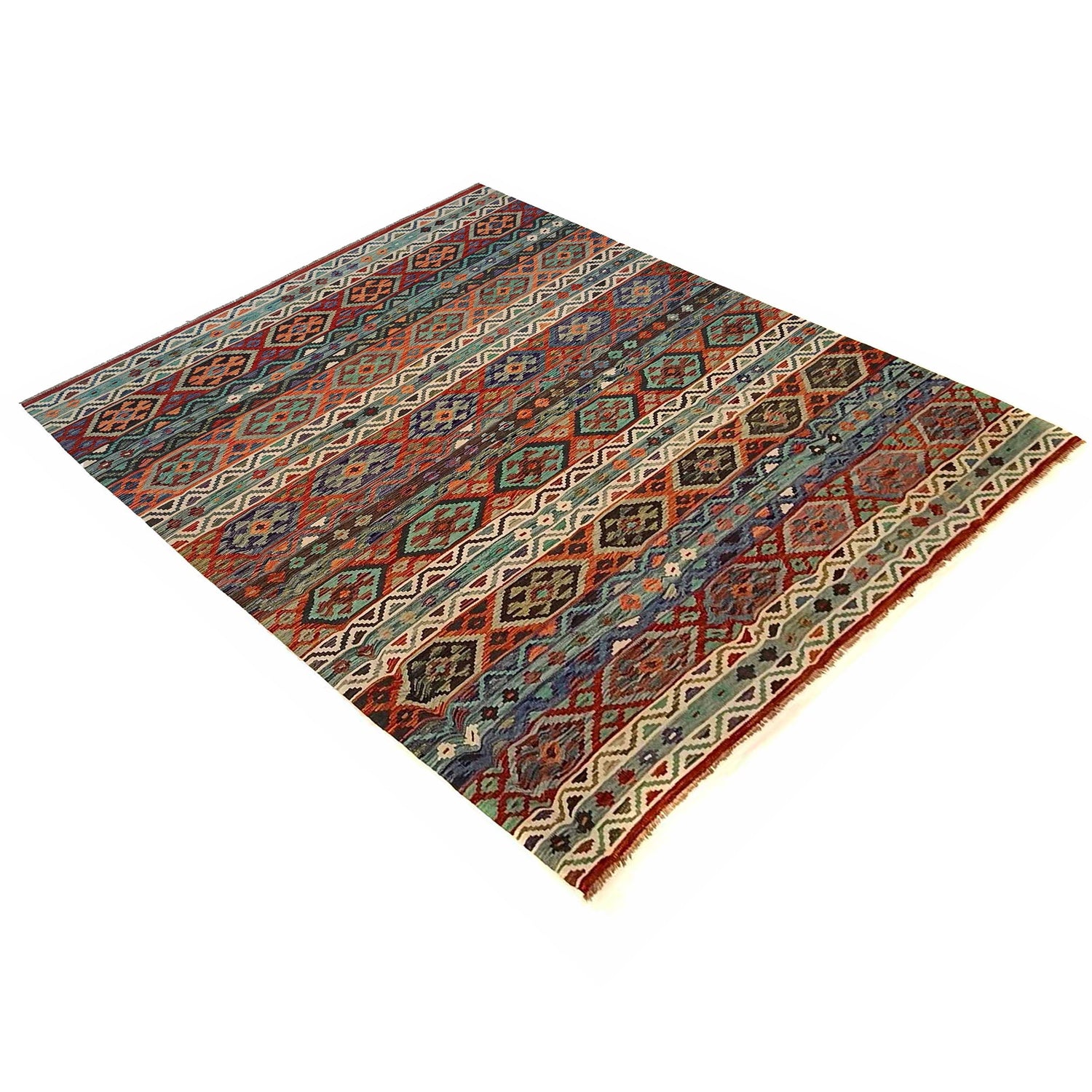 Handmade Vegetable Kelim 8' 3" x 11' 6" ft / 252 x 350 cm - No. P35385