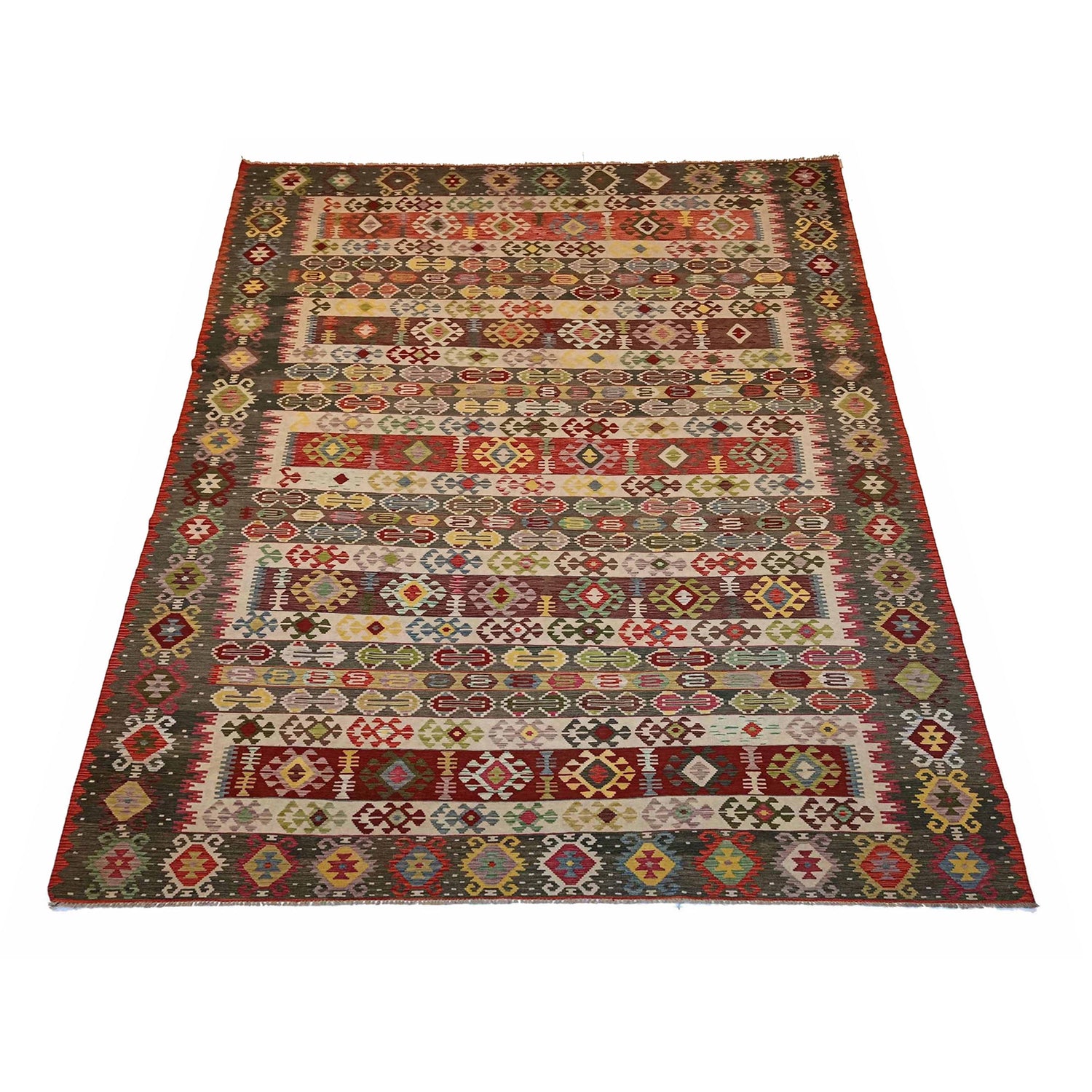 Large Size Chobi Kilim 10' 0" x 16' 5" ft / 304 x 500 cm - No. P35386