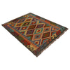 Hand Knotted Afghan Style Kilim 2' 8" x 4' 2" ft / 82 x 126 cm - No. P35473