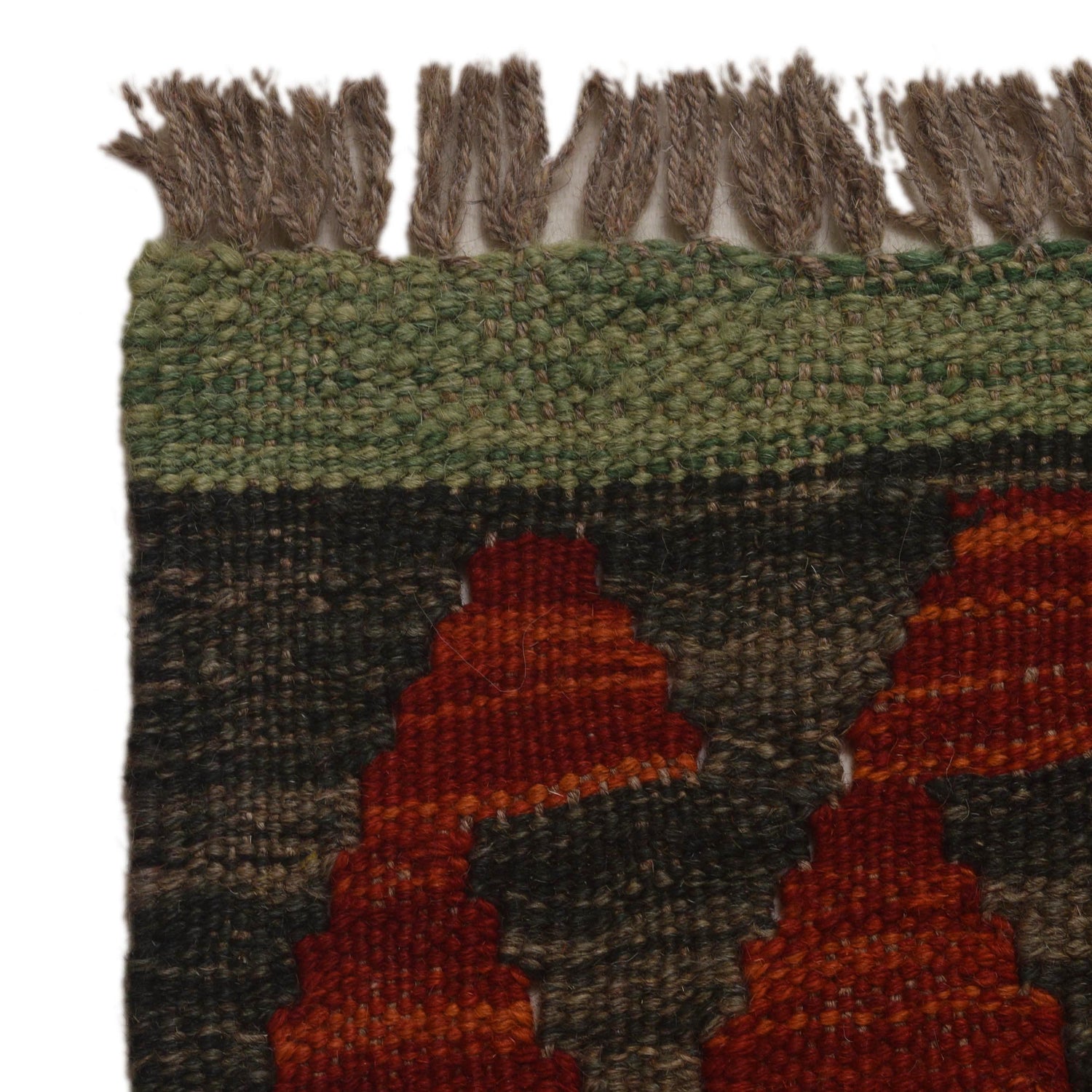 Handmade Vegetable KIlim 5' 0" x 6' 0" ft / 153 x 184 cm - No. P35474