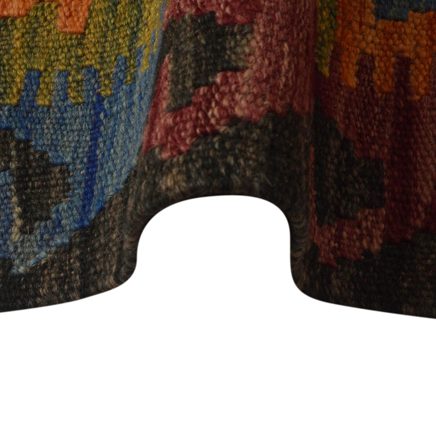 Handmade Vegetable KIlim 5' 0" x 6' 0" ft / 153 x 184 cm - No. P35474