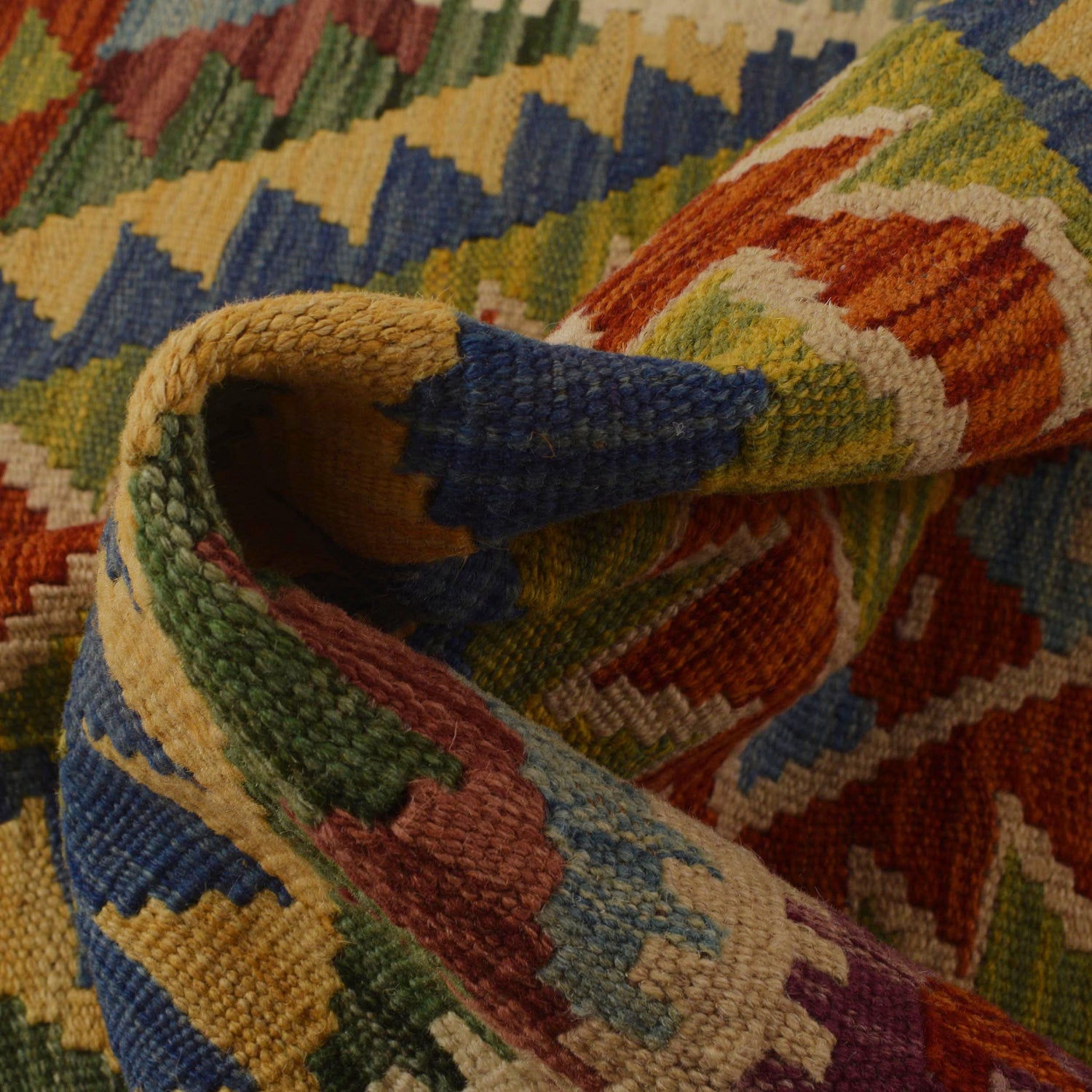 Small Size Chobi Kilim 2' 11" x 3' 11" ft / 88 x 119 cm - No. P35477