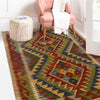 Small Size Chobi Kilim 2' 11" x 3' 11" ft / 88 x 119 cm - No. P35477